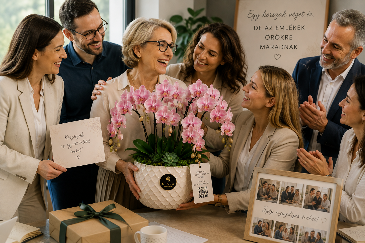 Nyugdíj / Búcsúzás — Clara Orchidea ajándékötlet