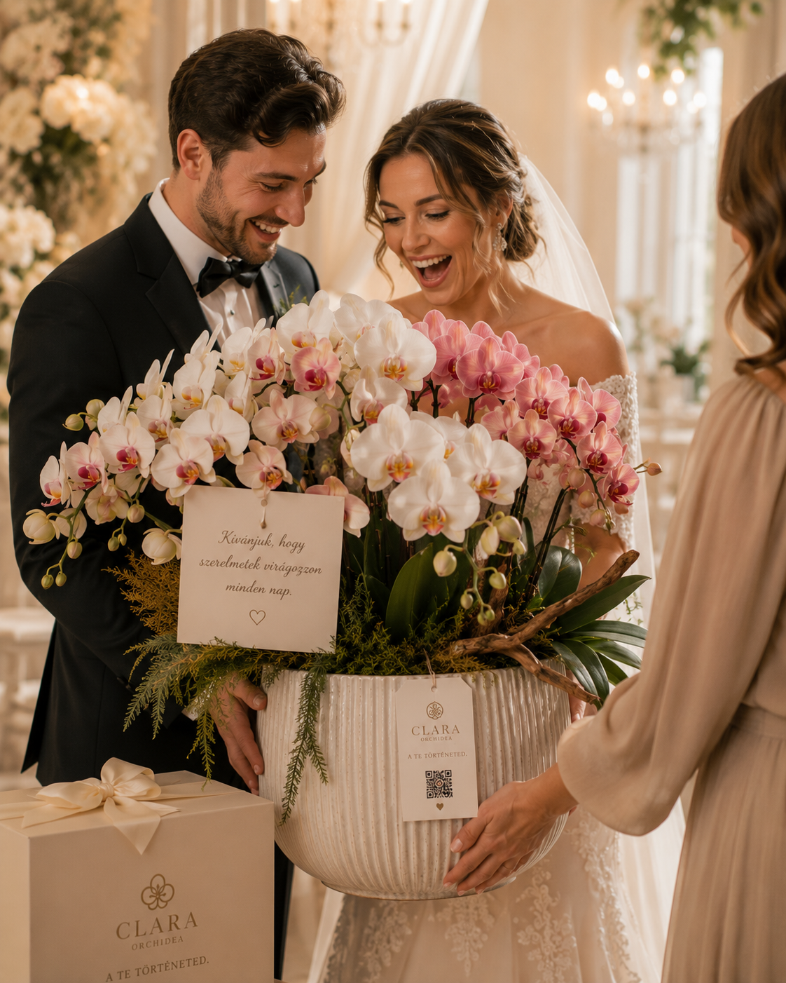 Esküvő — Clara Orchidea ajándékötlet