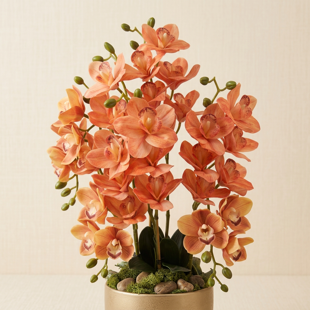 Clara Bellissima kollekció – Harang alakú – több színben orchidea virágok közelről